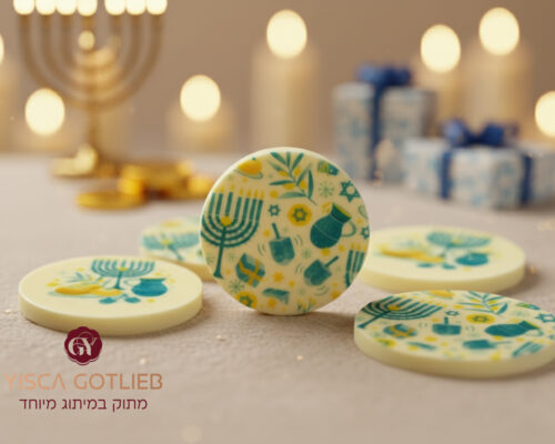 מטבעות שוקולד ממותגים לחנוכה