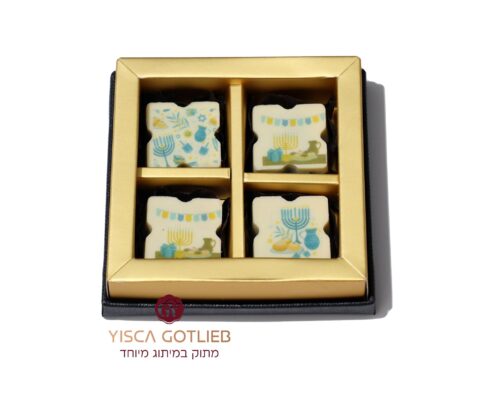 הדפסת תמונה על שוקולד לחנוכה